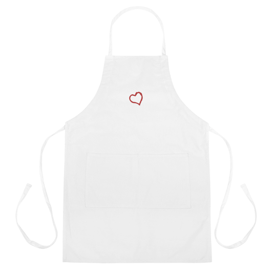 Embroidered Heart Apron - Frix Frak